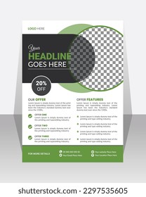 
Nature Flyer Template in A4 Size,
Flyer For Nature And Environment
