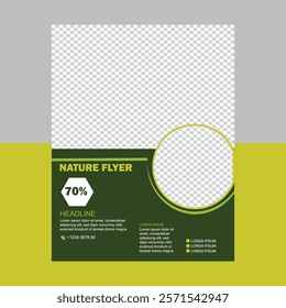 Nature Flyer Template Flyer Design
