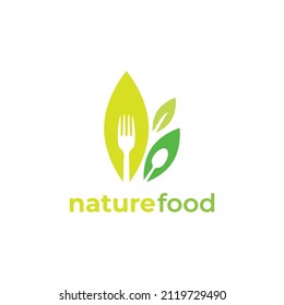 Nature Food Logo, Vector and illustration.