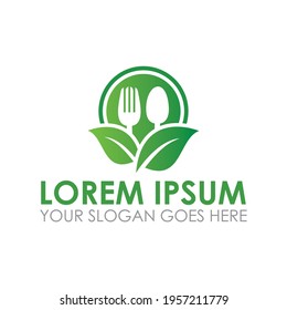 nature food vector , restaurant logo
