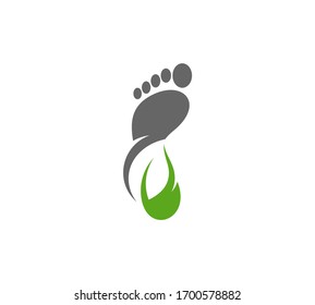 Nature Foot logo vector template, Creative of Foot logo design concepts