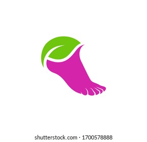 Nature Foot logo vector template, Creative of Foot logo design concepts