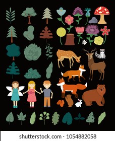 Nature, forest and kids collection