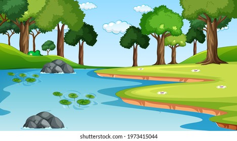 110,750 Forest scene vector Images, Stock Photos & Vectors | Shutterstock