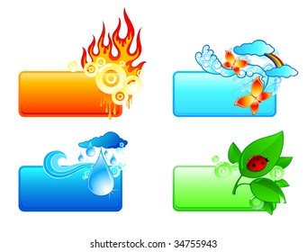 Nature four elements