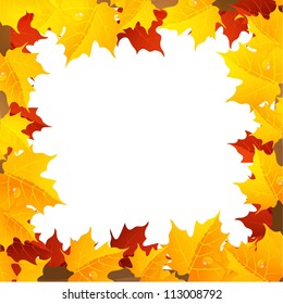 Nature Frame Background Stock Vector (Royalty Free) 113008792 ...