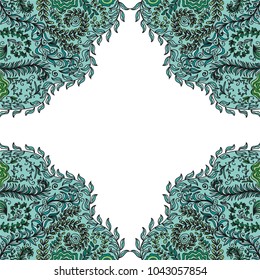 Nature frame. Vector illustration