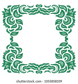 Nature frame. Vector illustration