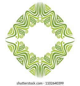 Nature frame. Vector illustration