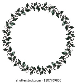 Nature frame. Vector illustration