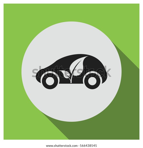 Nature friendly car vector
icon