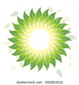 nature garden background vector
