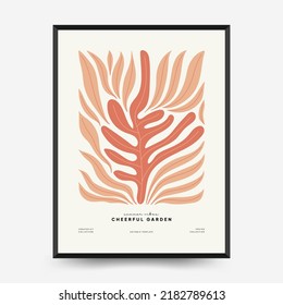 Nature, Garden And Landscape Poster Template Or Card. Flowers And Plants At Home And Outdoor.