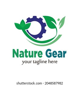 Nature Gear logo design template