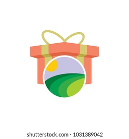 Nature Gift Logo Icon Design