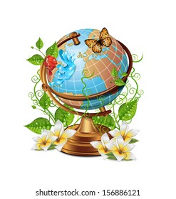 Nature Globe Icon