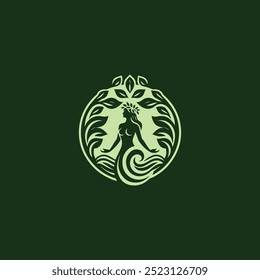 Nature goddess logo for sale