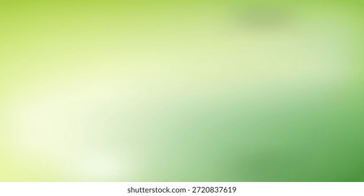 Nature gradient backdrop with bright sunlight. Abstract green blurred background.vector ilustration