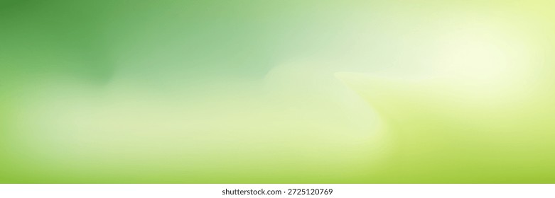Fondo de gradiente de Naturaleza con luz solar brillante. Abstractas fondo verde borroso. Vector Eps 10