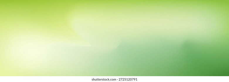 Nature gradient backdrop with bright sunlight. Abstract green blurred background. vector Eps 10