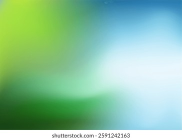 Nature gradient background. Greenery blurred backdrop.
Vector for banners, posters, and graphic design