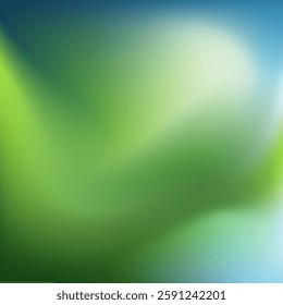 Nature gradient background. Greenery blurred backdrop.
Vector for banners, posters, and graphic design