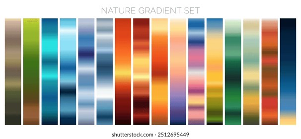 Nature Gradient Color Swatch Set