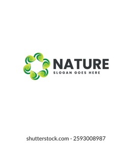 Nature Gradient Colorful Logo Template