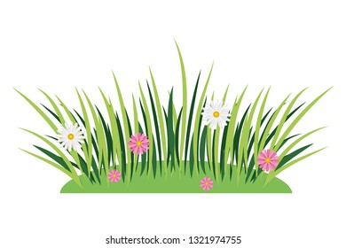 nature grass cartoon