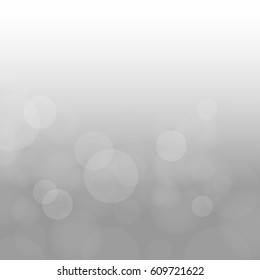 Nature gray clouds circles bokeh. Abstract sky background