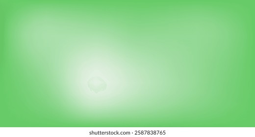 Nature green abstract gradient background. Greenery color. Template for card, banner, poster, cover.Vector.