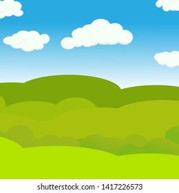 Nature Green Background Vector Illustration Stock Vector (Royalty Free ...