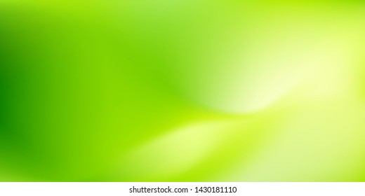 Nature Green blurred background. Abstract gradient with light backdrop. Vector illustration. Ecology concept for your graphic design, banner, poster, wallpapers, themes