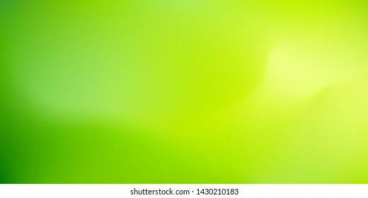 Nature Green blurred background. Abstract gradient with light backdrop. Vector illustration. Ecology concept for your graphic design, banner, poster, wallpapers