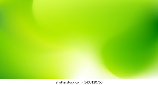 Nature Green blurred background. Abstract gradient with light backdrop. Vector illustration. Ecology concept for your graphic design, banner, poster, wallpapers