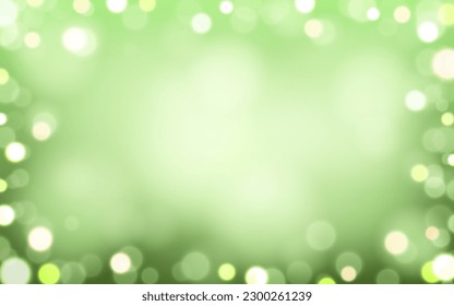 Color verde de la naturaleza fondo abstracto de luz suave, Vector eps 10 ilustración partículas de bokeh, Decoración de fondo