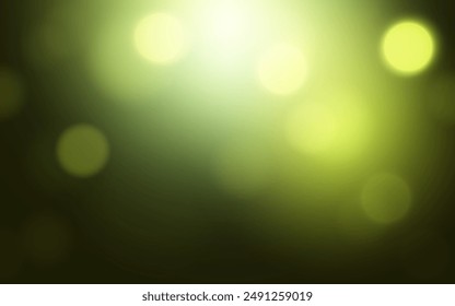 Nature green bokeh soft light abstract backgrounds, Vector eps 10 illustration bokeh particles, Backgrounds decoration