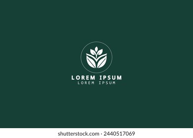 nature green eco vector symbols business logo template. Illustration of bio eco green, nature logo environment