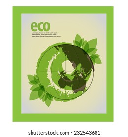 nature green globe background