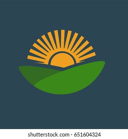 Nature Green Landscape Sunrise