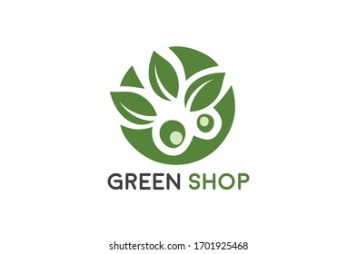 nature Green leaf logo design
vector template