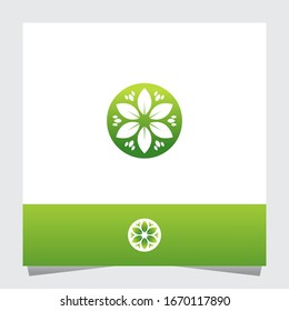 Nature Green Leaf Logo Inspirations Template