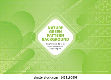 Nature Green Pattern Shape Background
