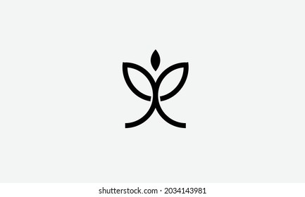 Diseño del logotipo vectorial del gimnasio de la naturaleza