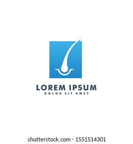 Nature Hair care logo icon design vector