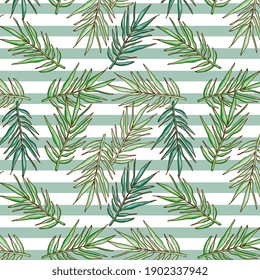 nature hand drawn pattern background. vector illustration