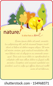 Nature has a soul; template for your information