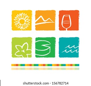 Nature and holiday icons