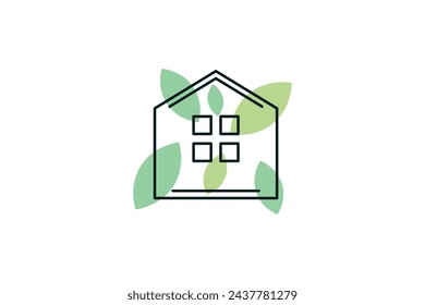 nature home element deisgn premium vector