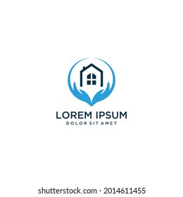 nature home logo vector design template